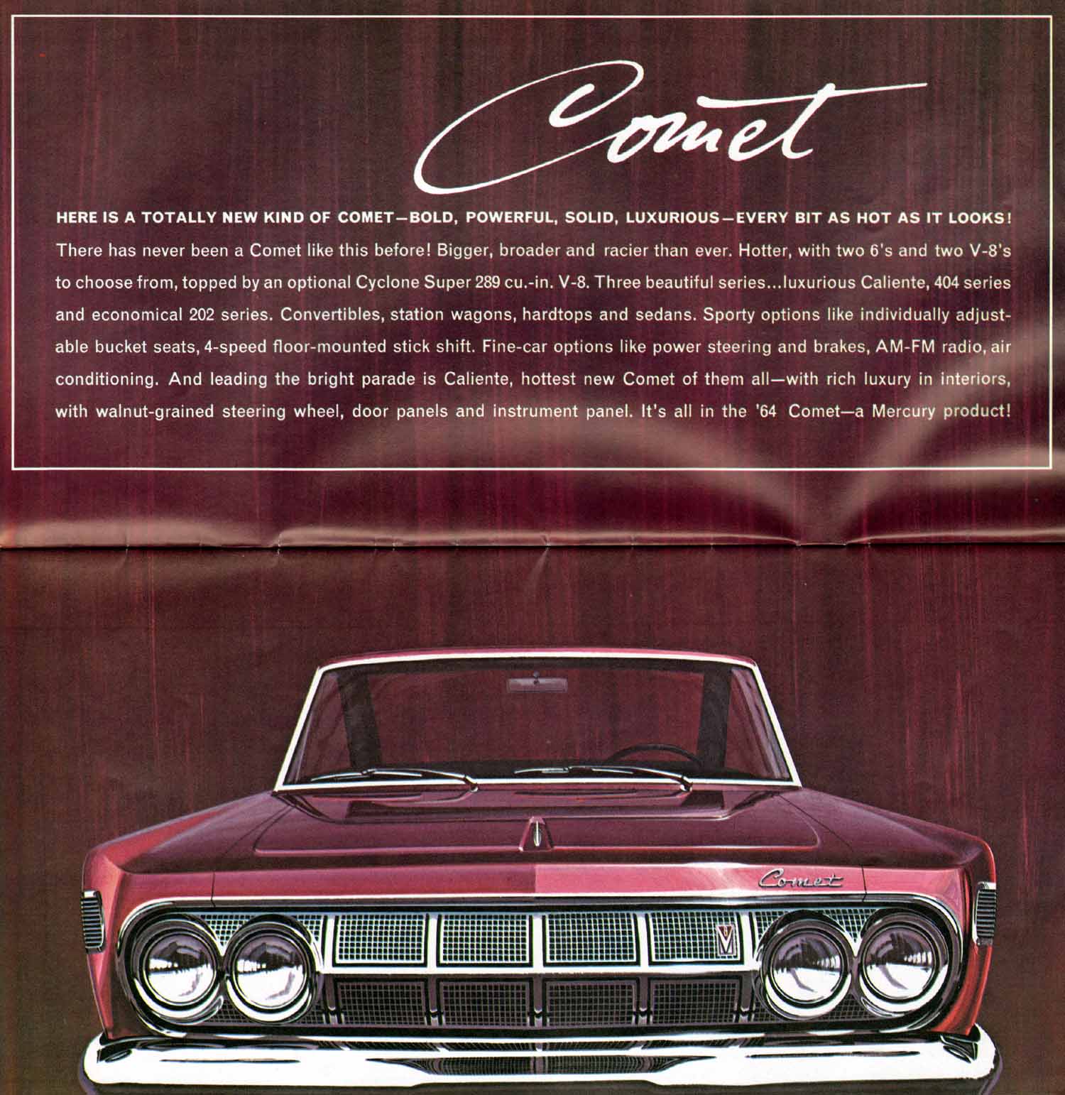 1964 Mercury Comet Brochure Page 9